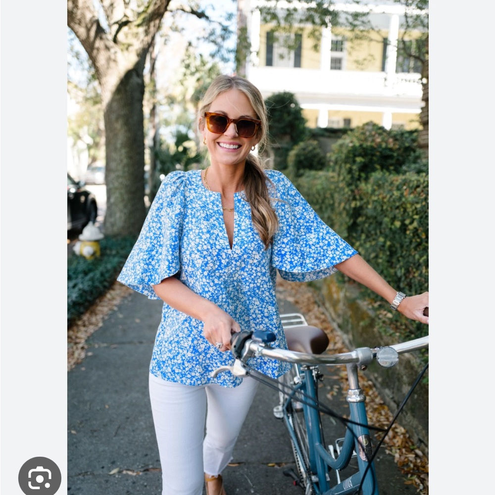 NWT Blooms on Broadway Finley Top XS - Tuckernuck x Cameron Eubanks